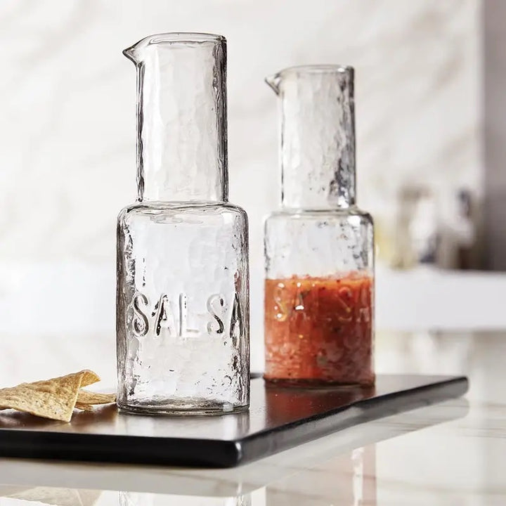 Embossed Salsa Carafe